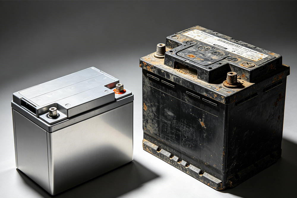 comparison between 12V LiFePO4 battery and traditional lead acid battery