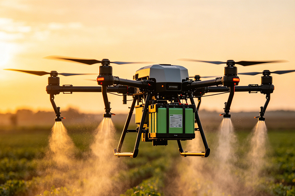 High capacity drone battery Applications
