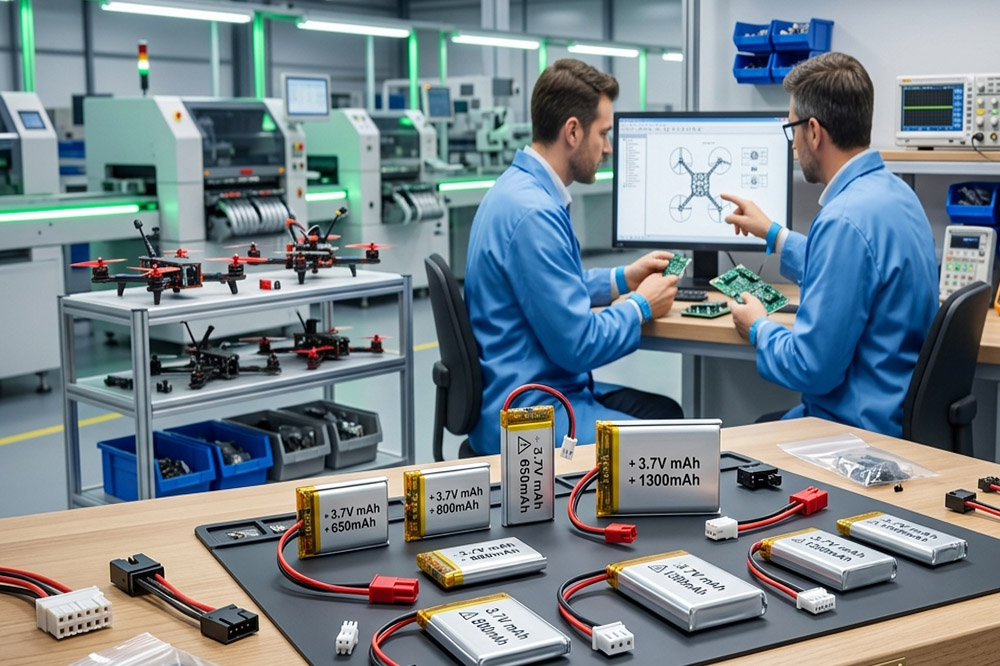 Do all drone 3.7V LiPo batteries have the same connector