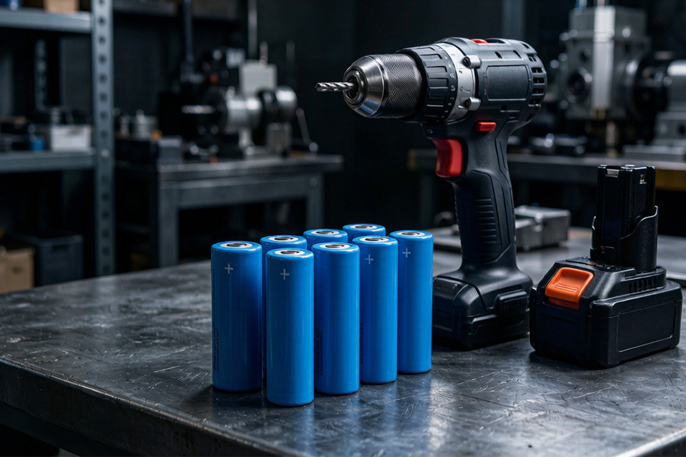 High discharge 18650 lithium battery cells used in cordless drills and industrial power tools