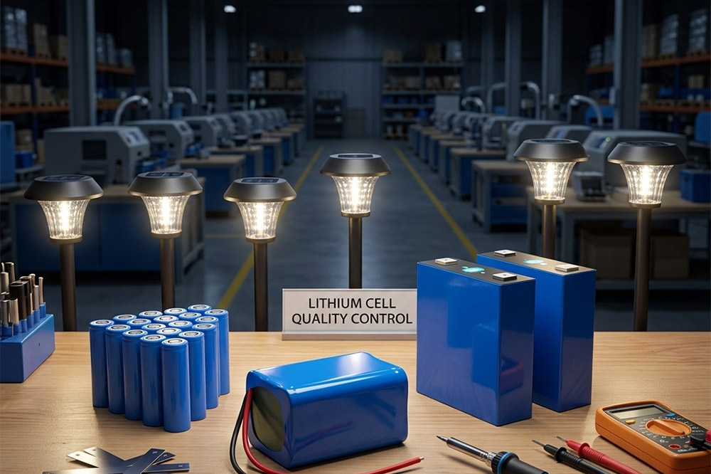 Rechargeable batteries for solar lights including 18650 battery cells and LiFePO4 battery solutions