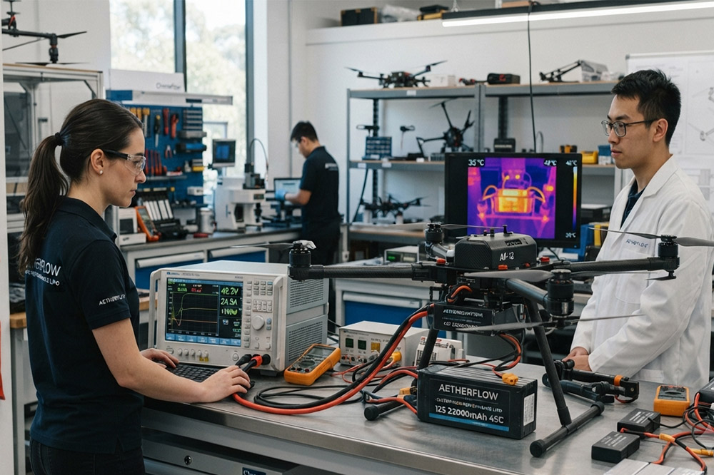 Why do drones use LiPo batteries for UAV applications