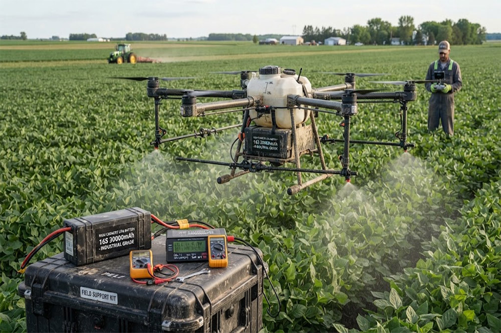 agriculture drone battery for commercial farming UAV
