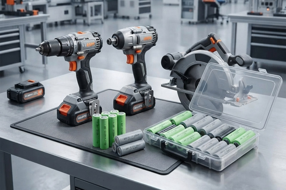 Best lithium battery type for power tools with 18650 and 21700 battery packs