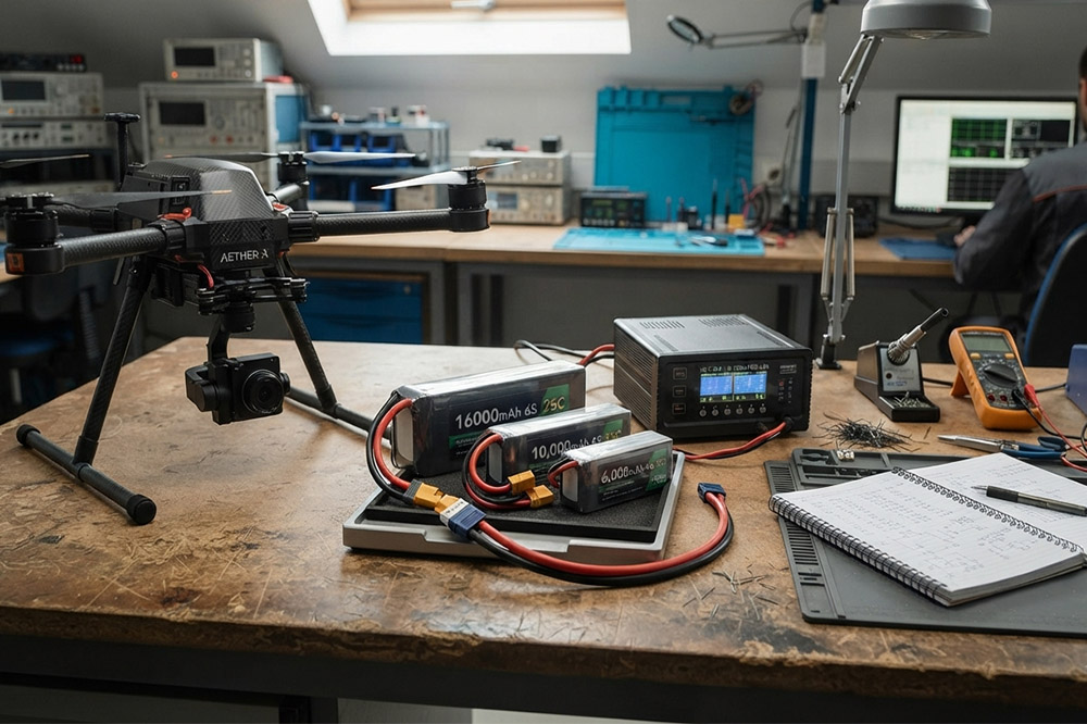 drone battery capacity mAh voltage and C rating