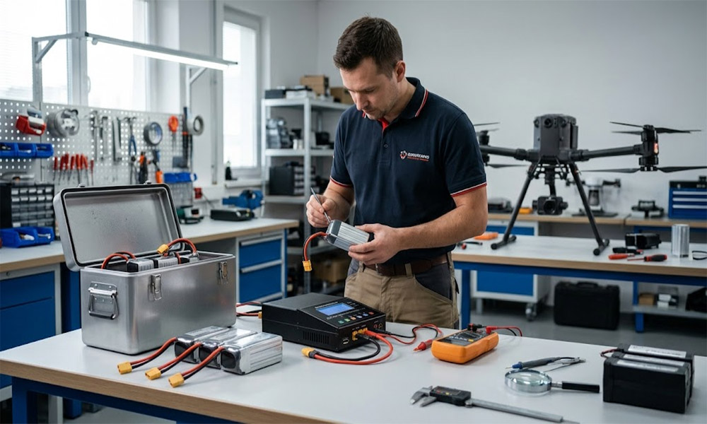 drone battery safety charging storage and maintenance