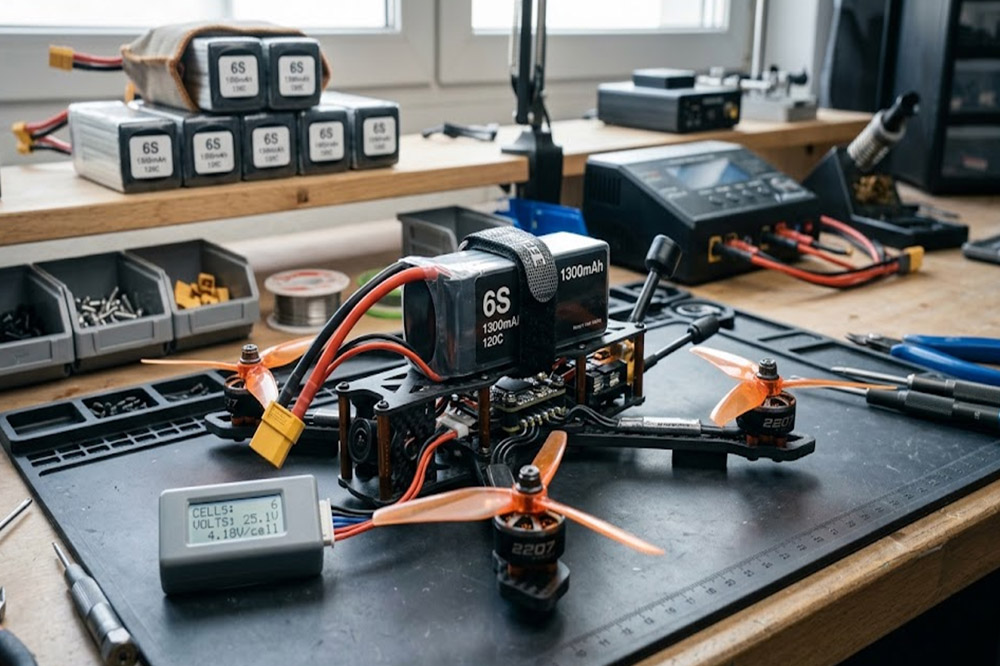 high discharge LiPo battery for FPV drone racing