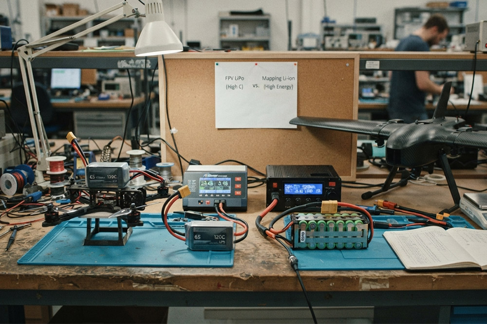 LiPo vs Li-ion drone battery comparison for UAV applications