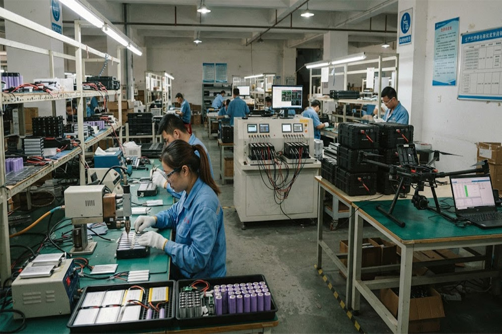 UAV battery manufacturer China factory for commercial drone batteries