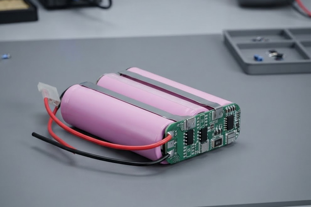 18650 battery pack with BMS protection board
