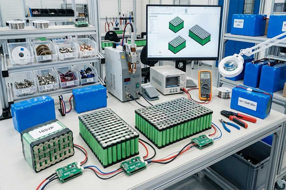 18650 battery series and parallel configurations