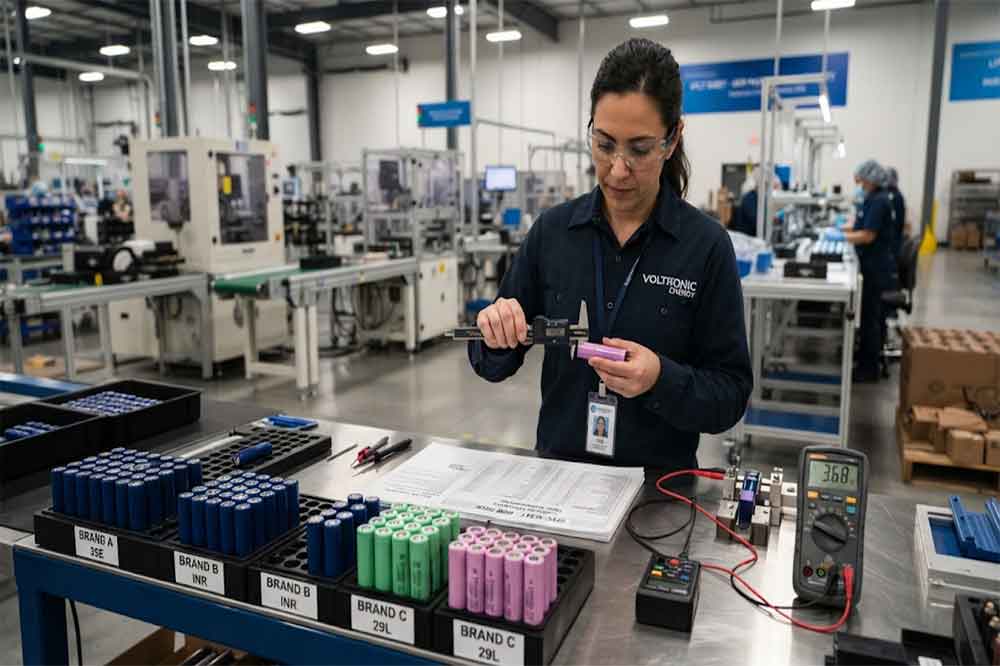 OEM 18650 cell selection for custom battery packs