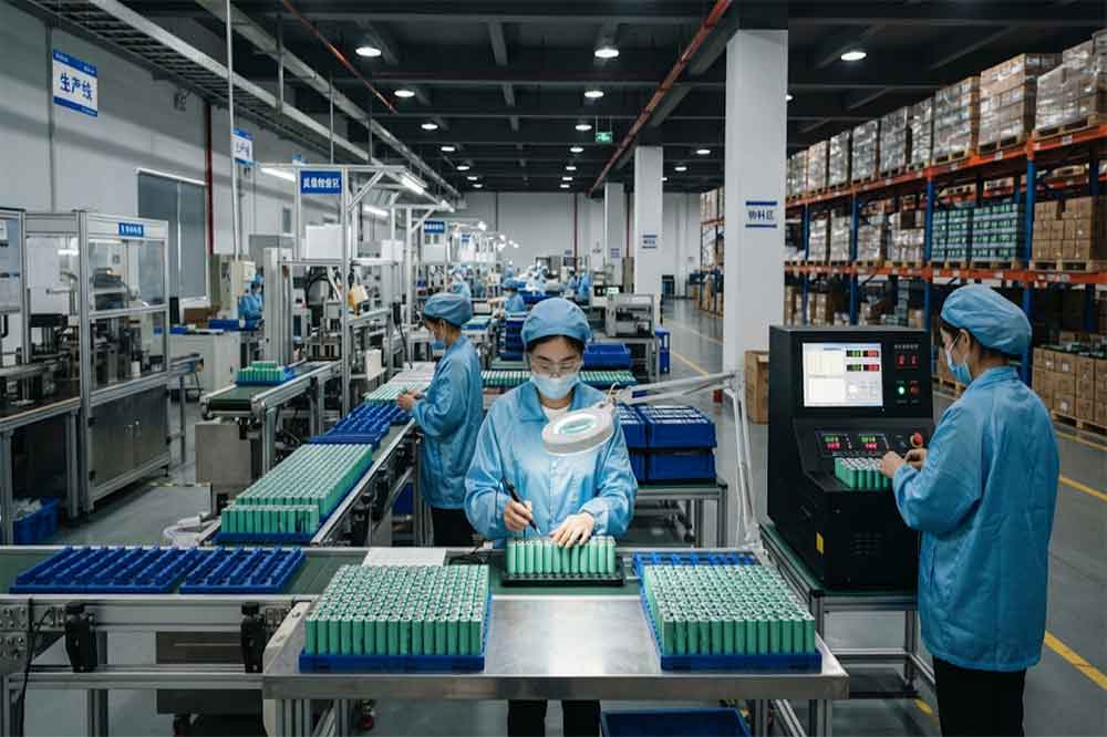 Reliable 18650 battery supplier with battery production and quality inspection